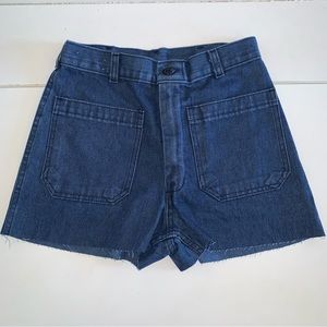 Sailor jeans cut into short . Blue Color.Size : Waist 13 “ Long 13 “  Small